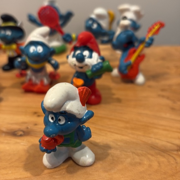 Lot of 28 vintage smurf collection - Picture 10 of 16
